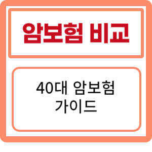 암보험 비교 가이드: 40대를 위한 최적의 선택