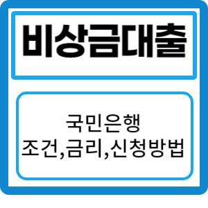 국민은행 비상금대출 조건, 금리, 신청방법: 무직자도 가능한 소액 대출